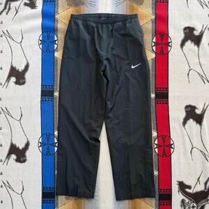 Men’s Nike Golf Storm Fit Swishy Pants Size Large Black Track Pants Zip 32x32